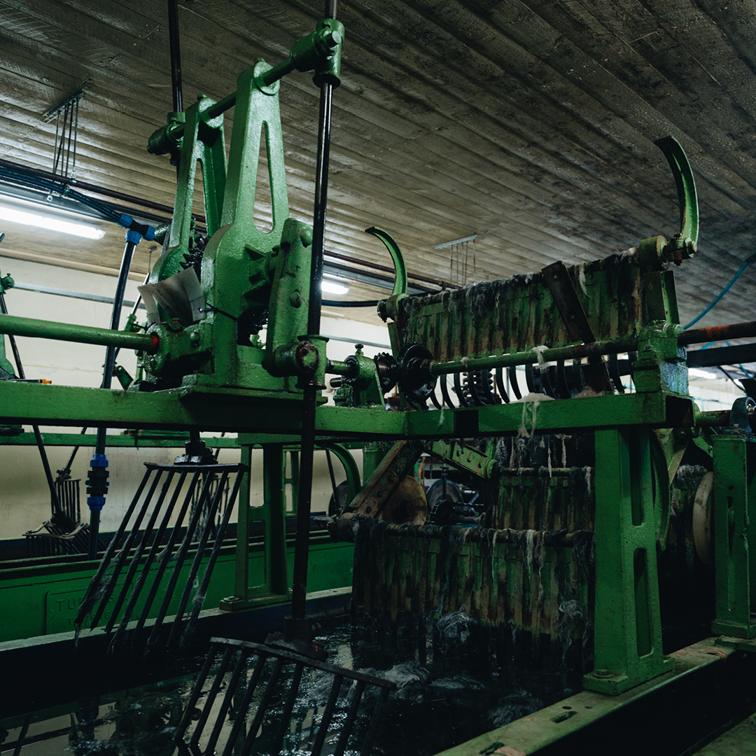 Tiger of Sweden Behind the scenes - Swedish Wool Machines